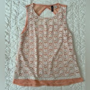 H&M tank with sheer back